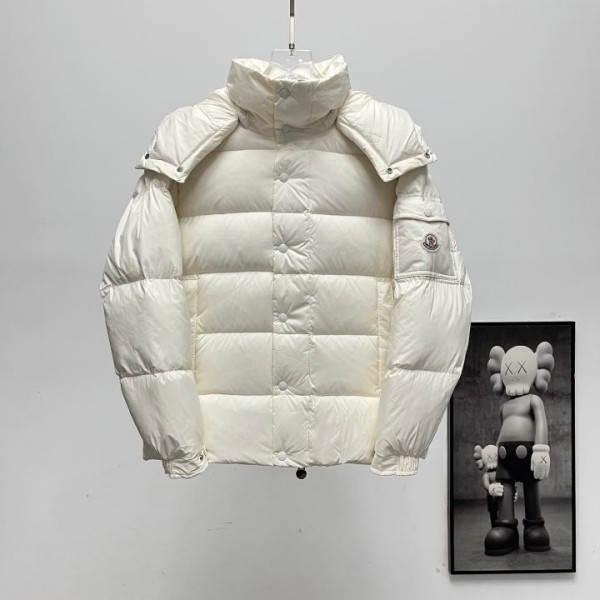 Moncler1005 몽클레어 마야  무광 솟 패딩  블랙/아리보리 
