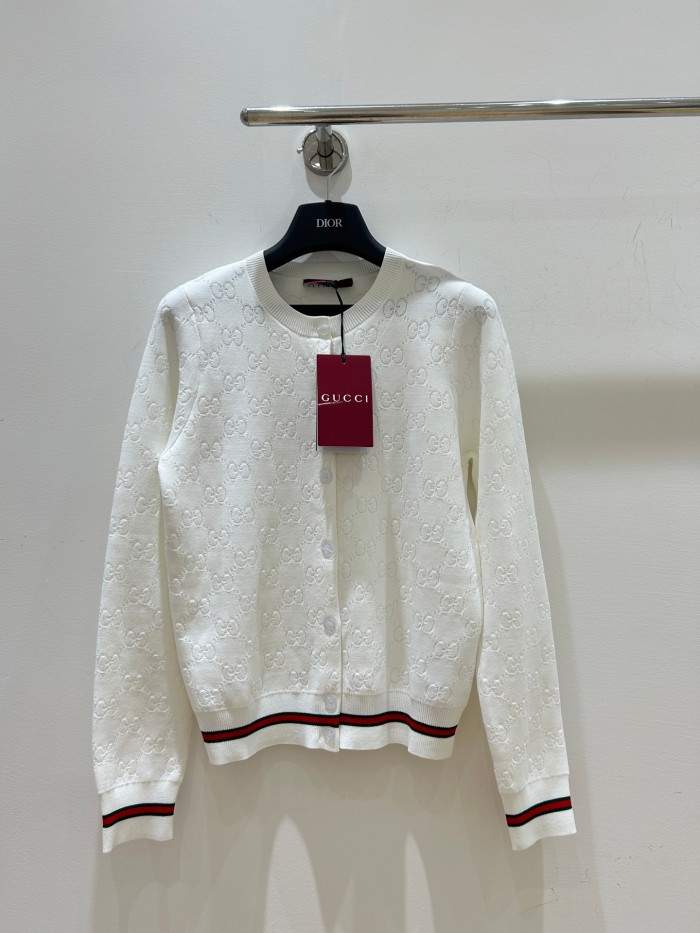 GUCCI2005 구찌 니트 가디건  화이트