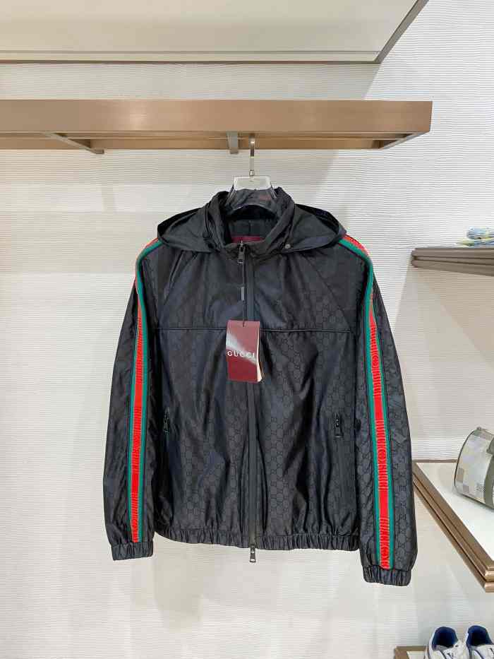 GUCCI2004 구찌 후드 자켓  블랙 