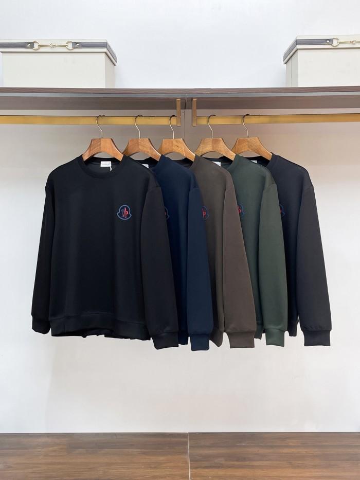MONCLER2004 몽클레어 라운드넥 맨투맨  블랙/네이비/다크그레이/브라운/그린 