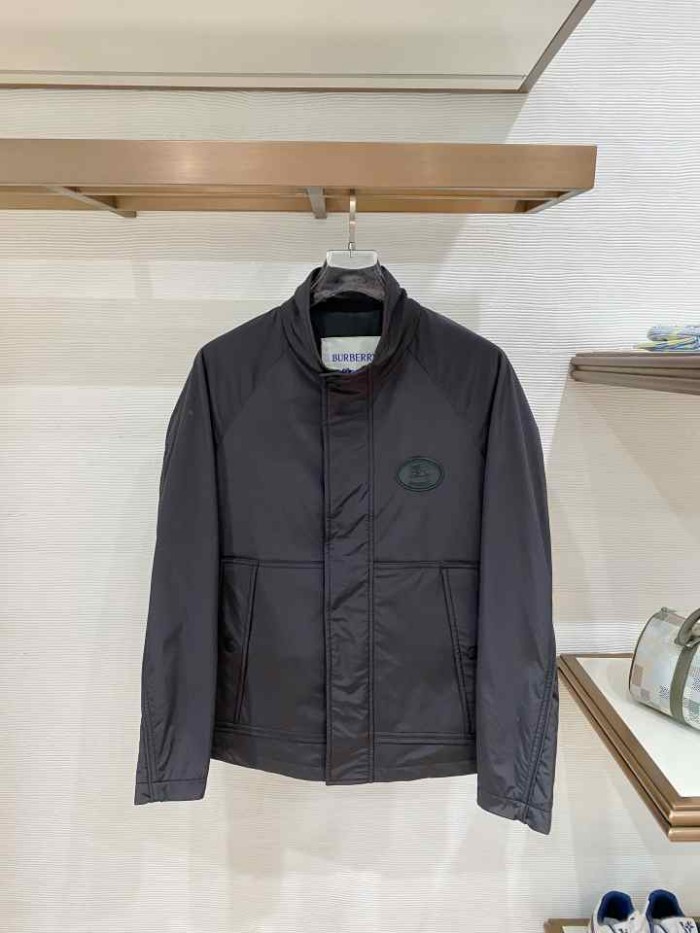 BURBERRY2009 버버리 가을/겨울 경량속면 하이넥 자켓 남여 블랙 