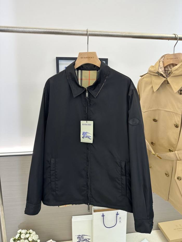 BURBERRY2045 버버리 양면착용 자겟 남성 블랙