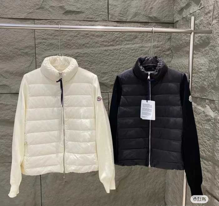 Moncler1035 몽클레어 경량 패딩 여성 화이트/블랙 